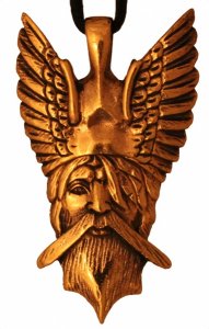 Wikingeranhänger Odin Bronze