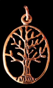 Anhänger Weltenbaum klein aus Bronze