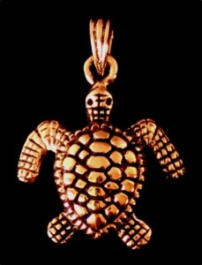 Bronzeanhänger Schildkröte