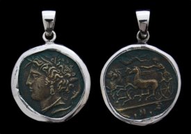 Anhänger Münze Artemis