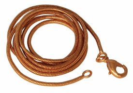 Schlangenkette Bronze Rigani 61 cm