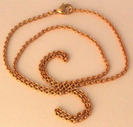 Wikinger Halskette Bronze Ingun 51 cm