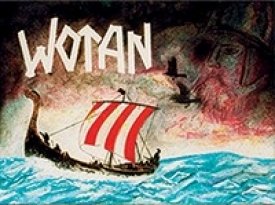 Kunstdruck - Wikingerschiff-Wotan