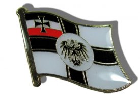 Metallanstecker Reichskriegsflagge