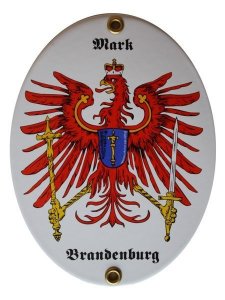 Emailleschild Mark Brandenburg