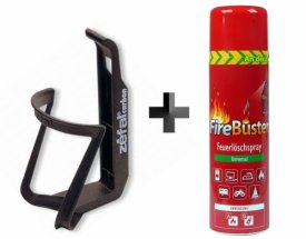 Feuerlöschspray Firebuster universal + passende Wand- und KFZ Halterung